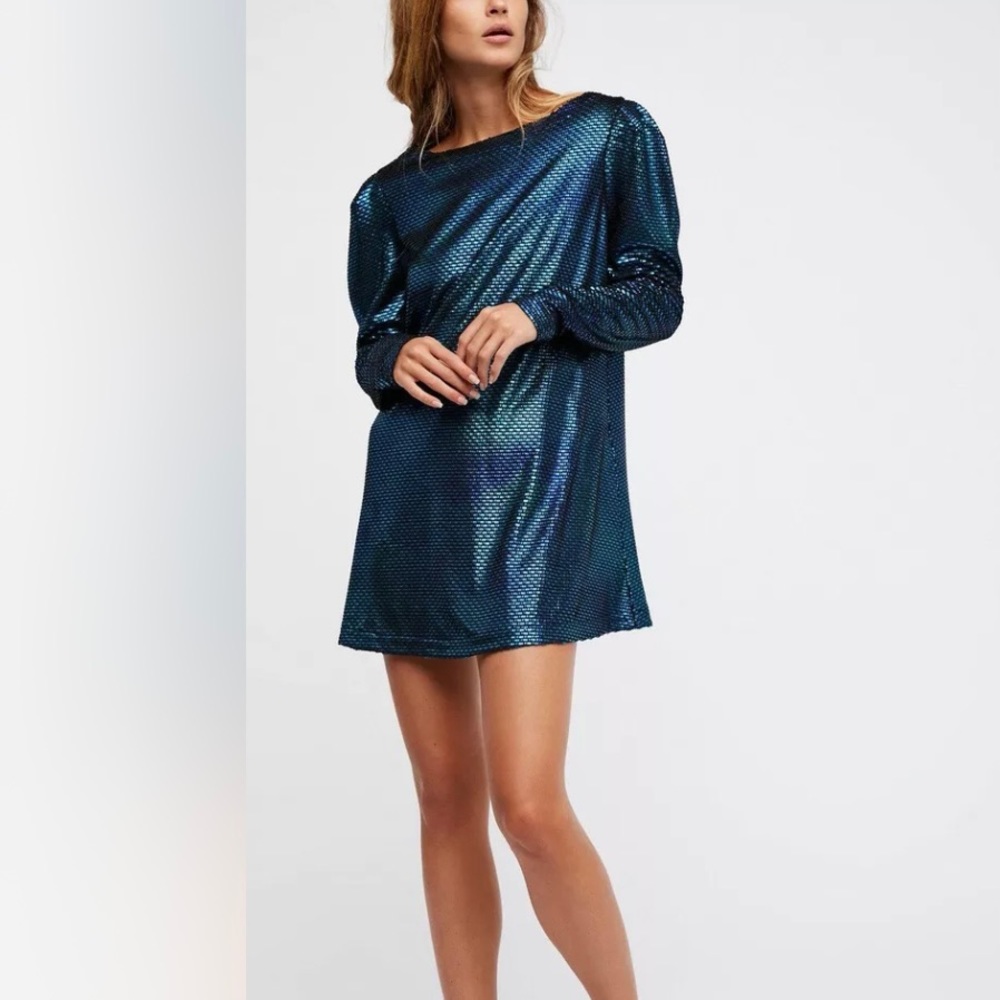Free People Metallic Dress